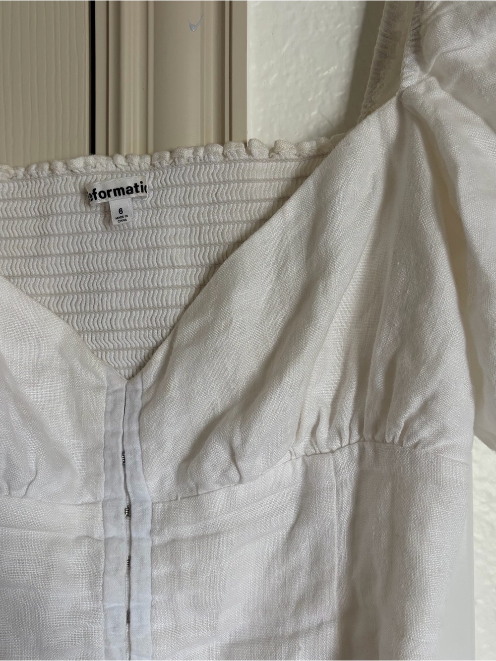 Reformation Rome linen top - Picture 3 of 6
